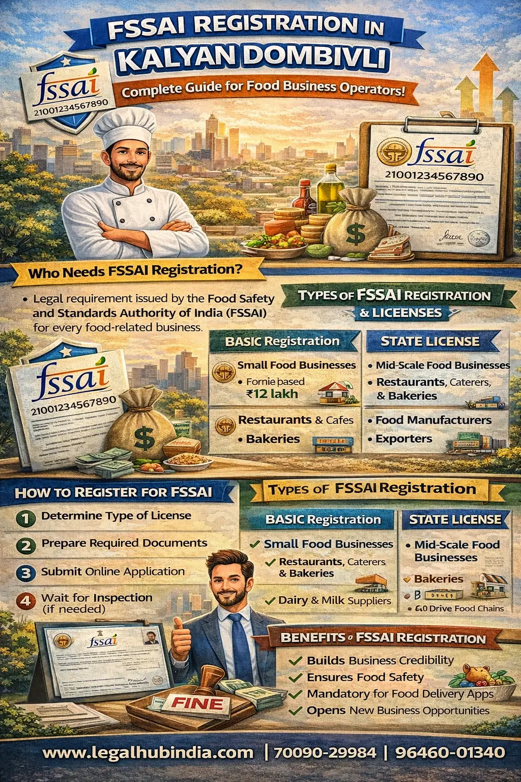 fssai registration in kalyan dombivli food license apply