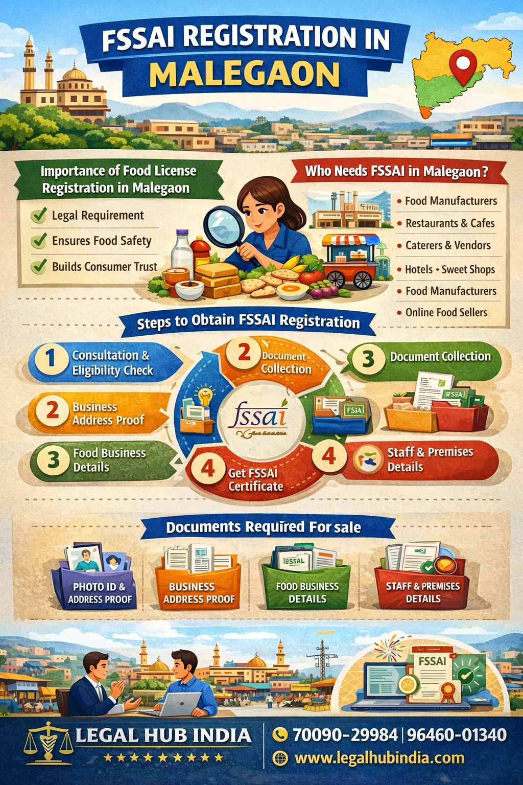 fssai registration in malegaon food license apply